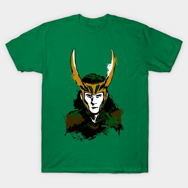 God of Mischief T-Shirt by Visionarts